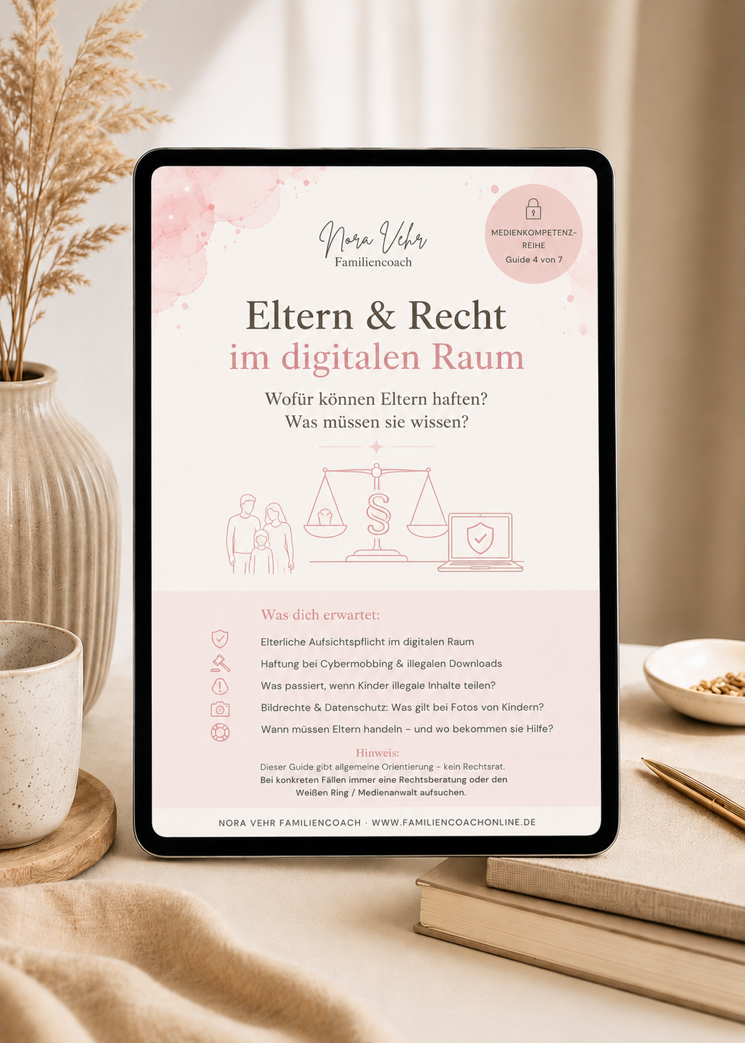 Eltern & Recht im digitalen Raum - Wofür können Eltern haften? Was müssen sie wissen?